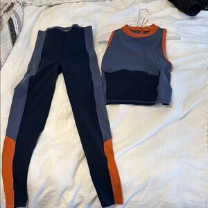 Colorblock Activewear Set